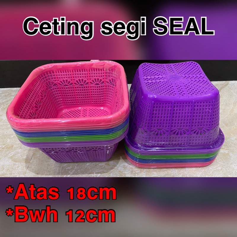 wakul nasi segi untuk berkat,TEBAL,bahan DX,merek SEAL,harga 1lusin |  Shopee Indonesia
