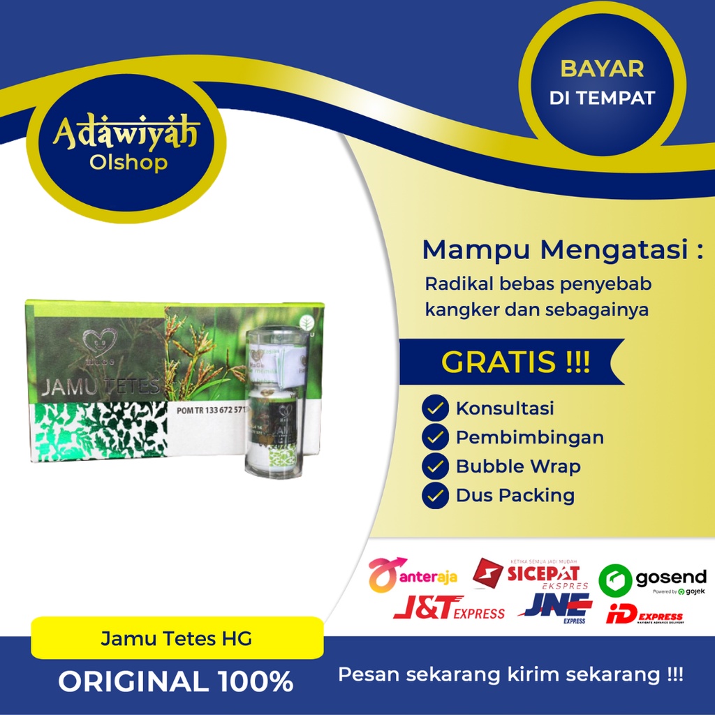 Jual jamu tetes hage/hage jamu tetes