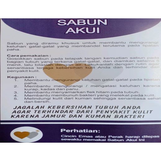 Sabun Sulfur Belerang Soap Obat Penyakit Kulit Eksim Kurap Panu