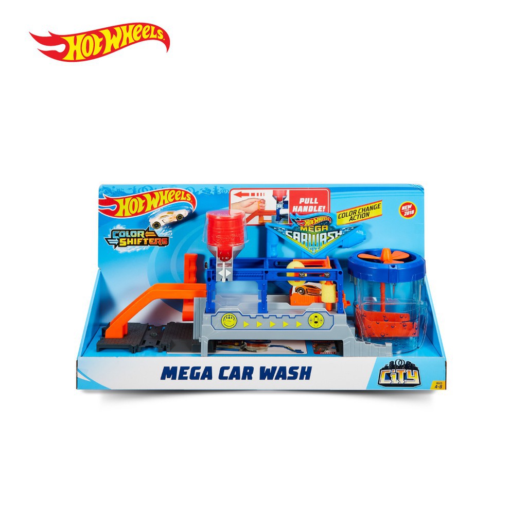 hot wheels mega car wash - mobil mainan anak shopee indonesia on spin car wash customer service