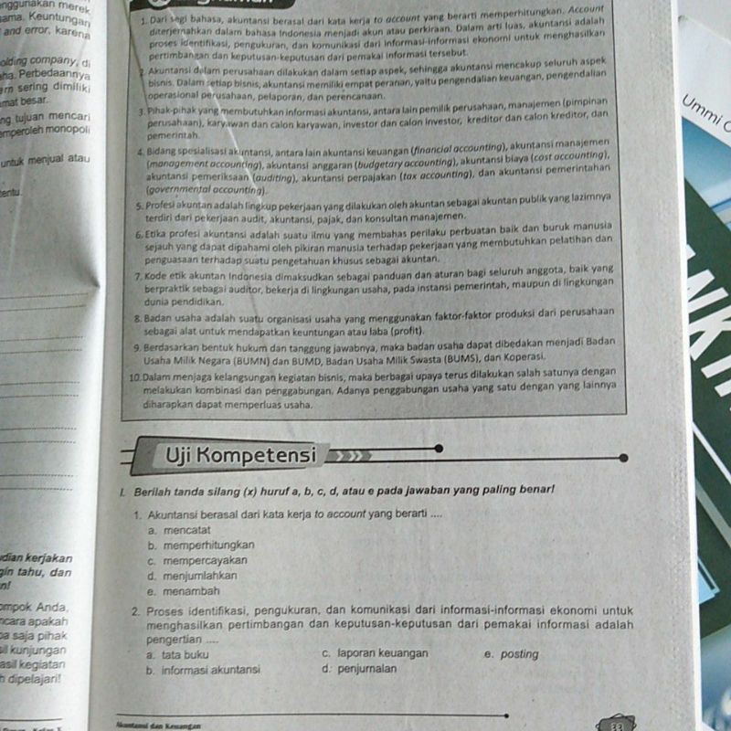 Informasi yang disajikan dari akuntansi keuangan berupa laporan keuangan . Lks Akuntansi Dasar Kls 10 Smtr 1 2 Shopee Indonesia