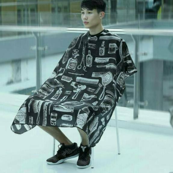 Mk Barber Shop Cape Kain Sarung Selimut Potong Gunting Pangkas