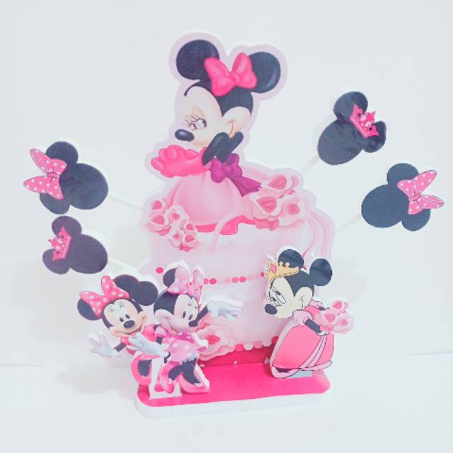 Download lagu kue ulang tahun anak perempuan cara menghias kue tart minnie mouse 7.2 mb, download mp3 & video kue ulang tahun anak perempuan cara menghias . Topper Cake Tema Disney Minnie Mouse Pink Background Kue Tart Shopee Indonesia