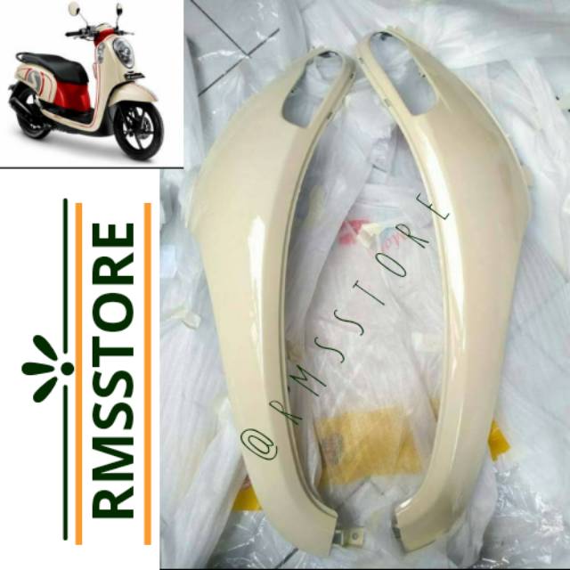 T o p b g t. Cover Body Sayap Legshield Depan Scoopy Fi 2013 2014 2015 2016 Shopee Indonesia