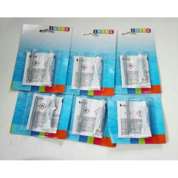 Lakukanlah ketika kasur udara terisi penuh. Lem Intex Repair Kit Lem Penambal Ban Renang Kasur Angin Shopee Indonesia