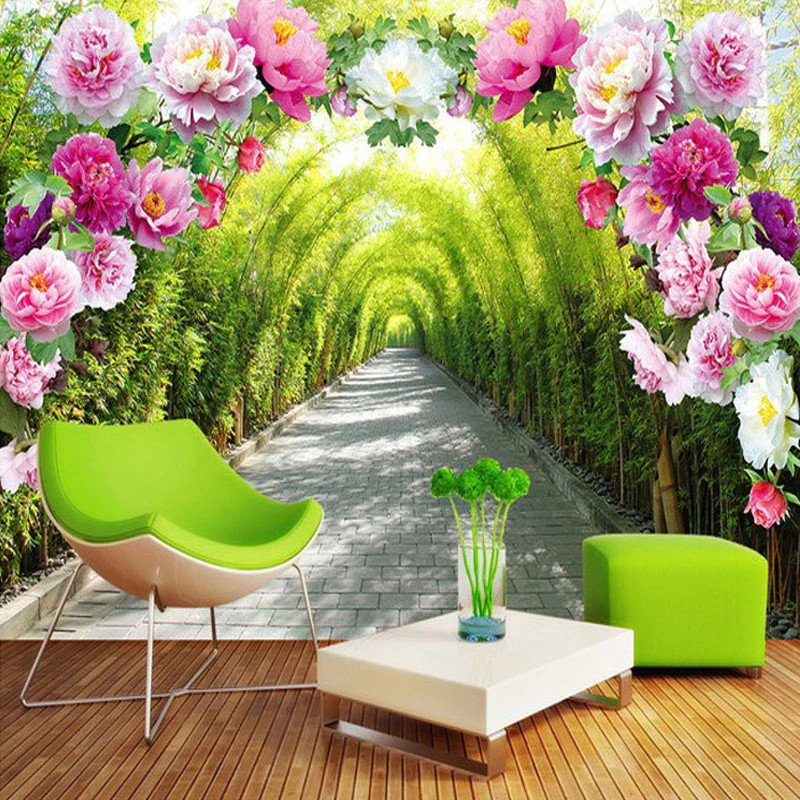 Jual Terbaru & Free Ongkir Kustom 3D Foto Wallpaper Pemandangan Alam Bunga Trail Berkualitas Tinggi Indonesia|Shopee Indonesia 800_X_800_jpg