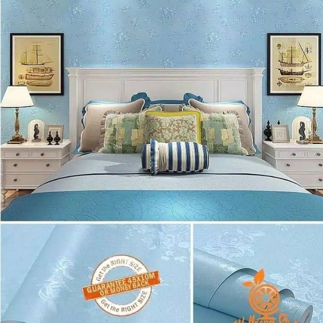 +128 Grosir Wallpaper Sticker Roll | Pickini