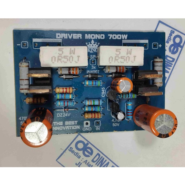 Rangkaian ini adalah rangkaian amplifier yang mempunyai daya output besar namun untuk power supply yang digunakan adalah menggunakan . Kit Driver Power 2 Tingkat Mono 700 Watt Namec Shopee Indonesia