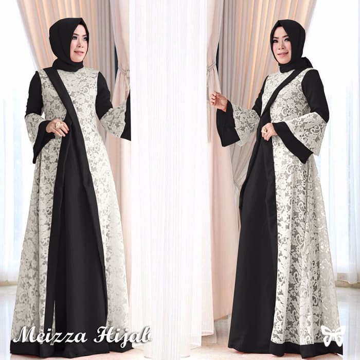 Gamis Pesta Brukat Baju Muslim Wanita Terbaru Baju Gamis Wanita