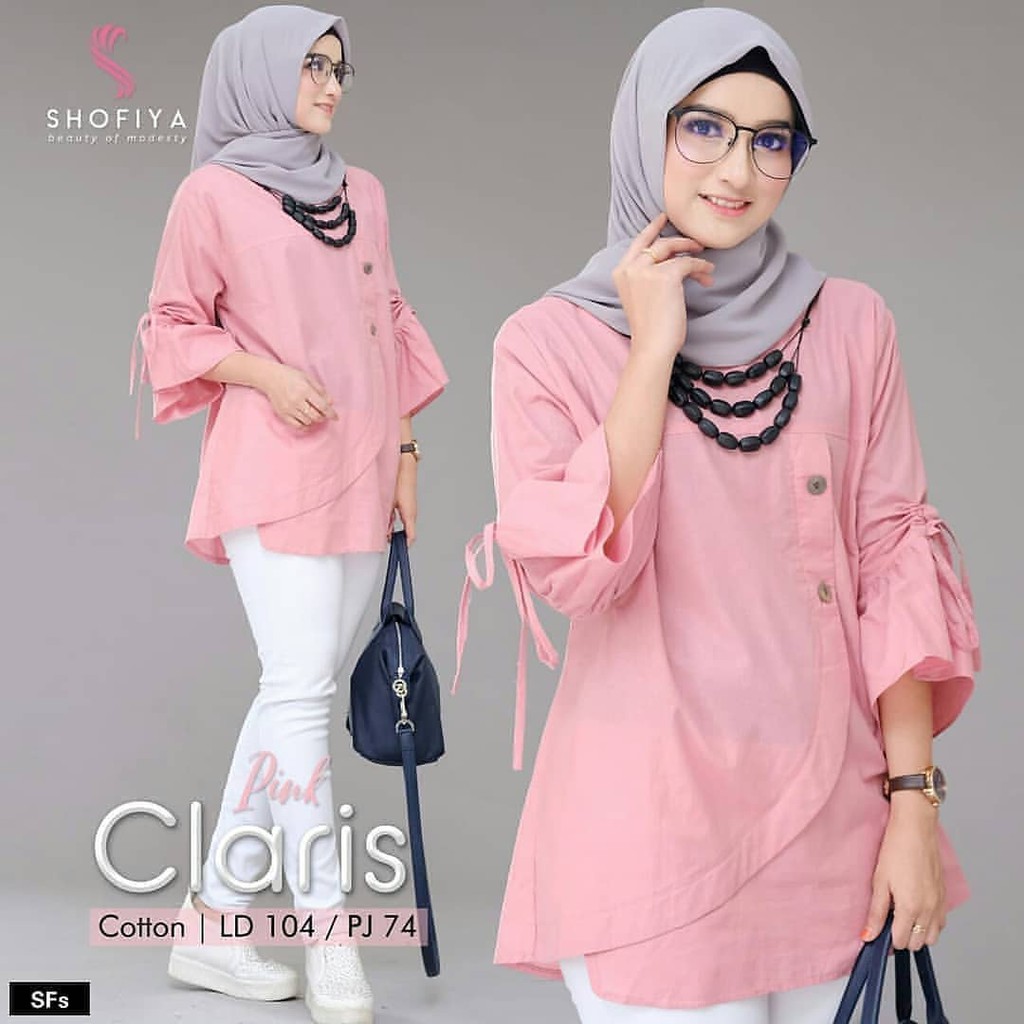 Beli baju atasan wanita (blouse, tshirt, tank top, camisole), 100% asli✔️ ragam model & harga✔️ kualitas terjamin✔️ belanja dapat cashback ipoint. Model Atasan Muslim Blouse Harga Terbaik September 2021 Shopee Indonesia