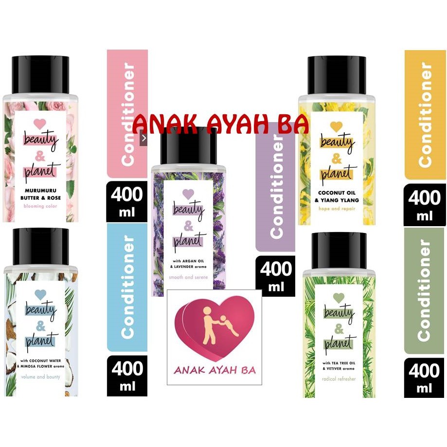 Love beauty planet conditioner smooth & serene 200ml smooth and serene conditioner melembutkan rambut kusut dan kering, dengan kandungan bahan alami golden . Jual Love Beauty And Planet Conditioner 400ml Indonesia Shopee Indonesia