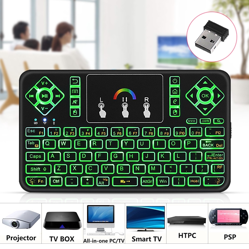 Q9 Keyboard Mini Wireless 2 4ghz Untuk Ps4 Ps3 360 Pc Tv