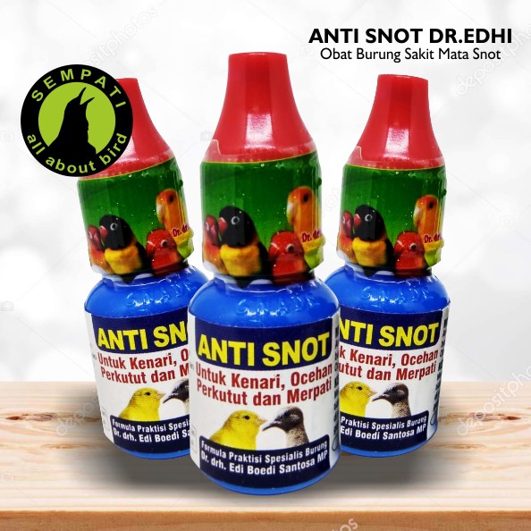 Anti Snot Dr Edhi Obat Burung Sakit Mata Berlendir Bengkak Lesu