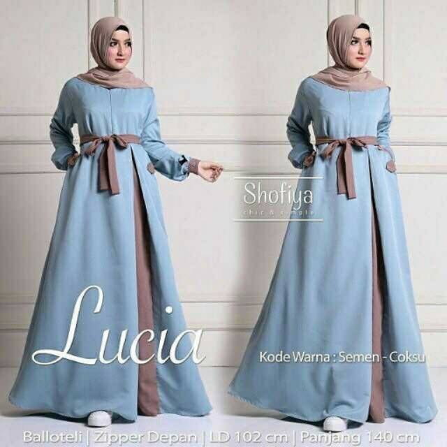 Baju Gamis Syari Grosir Baju Muslim Gamis Wolfis Dres Murah