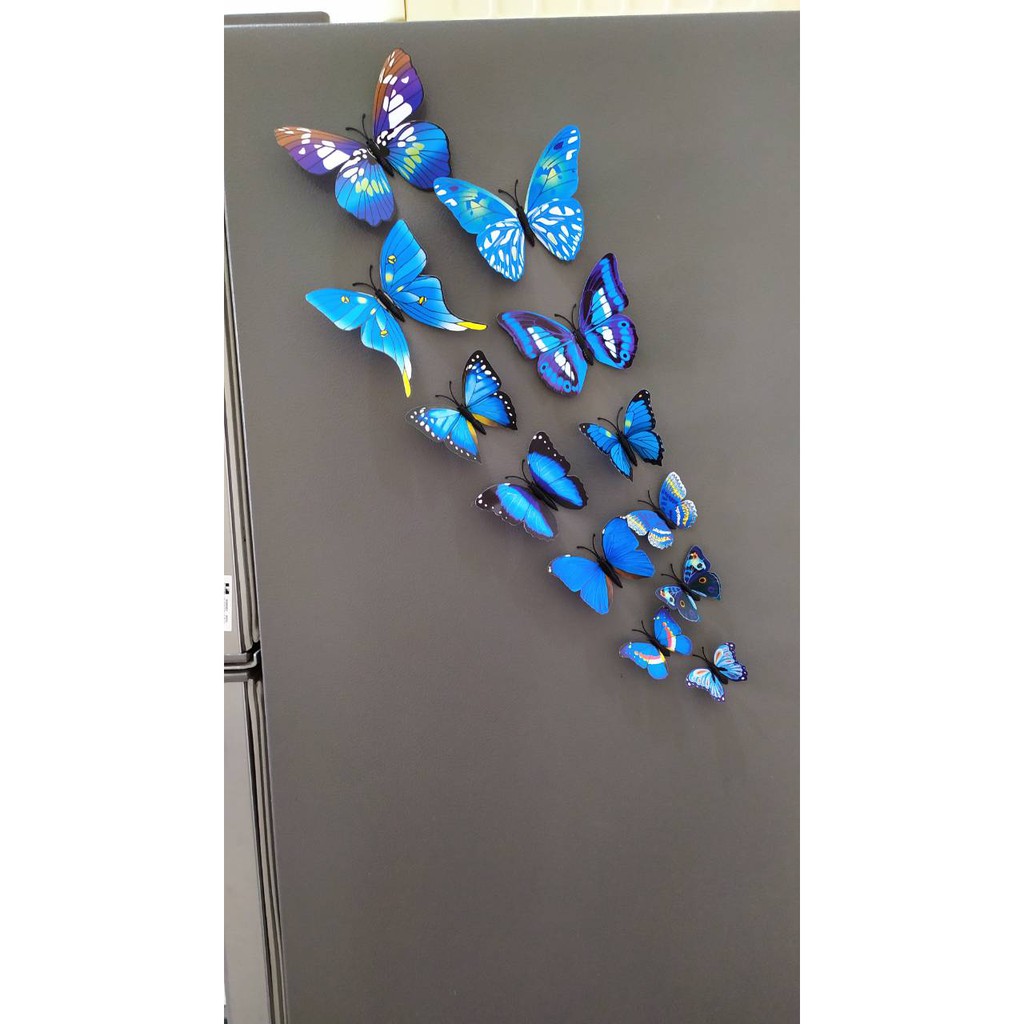 The experts at hgtv.com share 7 rooms with wall art that pops. Butterfly 3d Wall Sticker Stiker Hiasan Dinding Kupu Kupu Tempelan Kulkas Dekorasi Rumah Shopee Indonesia