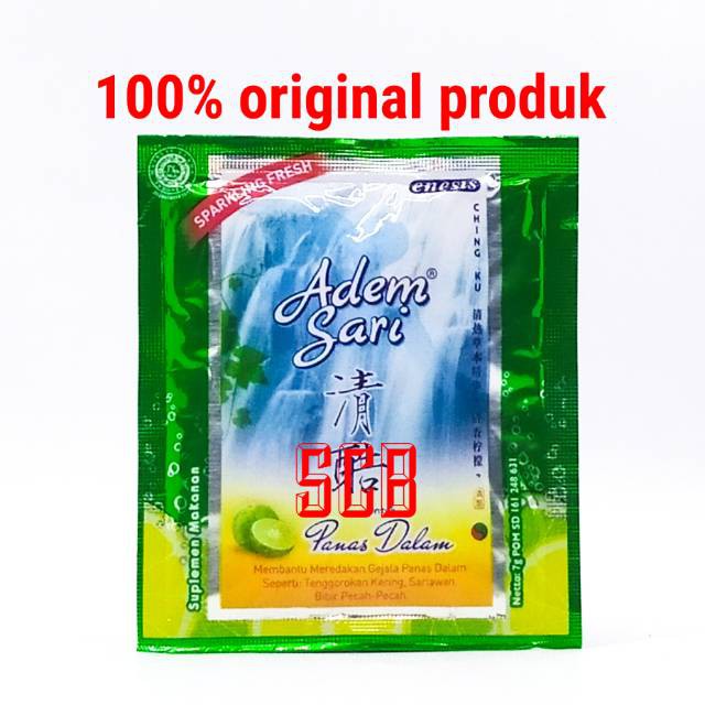 Jual Adem Sari Ching Ku / Adem Sari Sachet / Adem Sari Sparkling Fresh 7gr  Indonesia|Shopee Indonesia