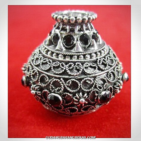 Jual Mendak Selut Sepuh Perak Motif Jogja Indonesia|Shopee Indonesia