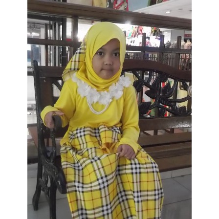 Baju Gamis Anak Perempuan Cewek 4 5 6 7 Tahun Shopee Indonesia