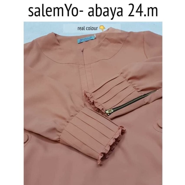 Gamis Set Rh Salemyo Ukuran Xs Syari Simple Daily Wear Muslimah