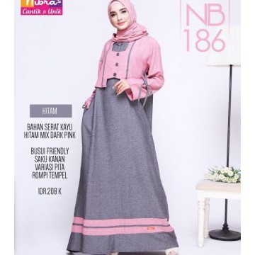 Gamis Remaja Nibras Nb 186 Shopee Indonesia