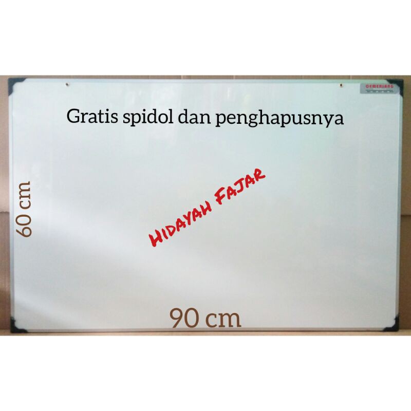 Papan tulis - white board 90 x 60 - papan tulis berkualitas | Shopee  Indonesia