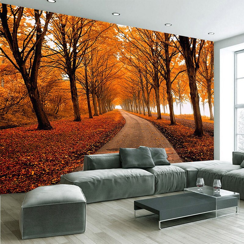 Jumpa lagi sobat pagi kali ini admin kepengen mengupload sebanyak 111 lebih wallpaper 3d terbaru 2017. Jual 2017 Terbaru Pemandangan Alam Foto Wallpaper Musim Gugur Maple Hutan 3d Stereo Mural Spasial Shopee Indonesia