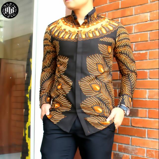 Jual Kemeja Hem Baju Batik Pria Bulu Abu Abu Hitam Indonesia|Shopee  Indonesia