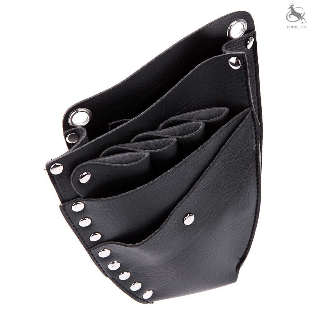 D B Tas Pouch Kulit Holder Gunting Penjepit Rambut Untuk Salon