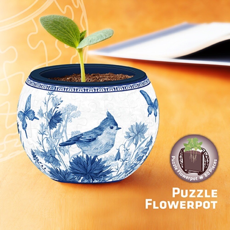 It is a sleek, translucent, crystalline puzzle with 41 unique interlocking pieces. 3d Puzzle Pintoo Puzzle Flowerpot K1053 Oriental Birds Flowers And Butterfly Shopee Indonesia