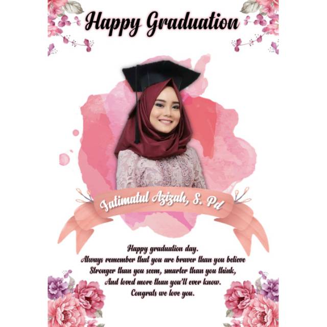 Jual Edit Foto Ucapan Wisuda Graduation Ulang Tahun Anniversary Wedding Indonesia|Shopee Indonesia 640_X_640_jpg