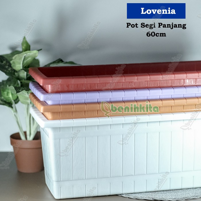 Pot Tanaman-Bunga Segi Panjang 60cm Motif Gentong (Lovenia) | Shopee  Indonesia