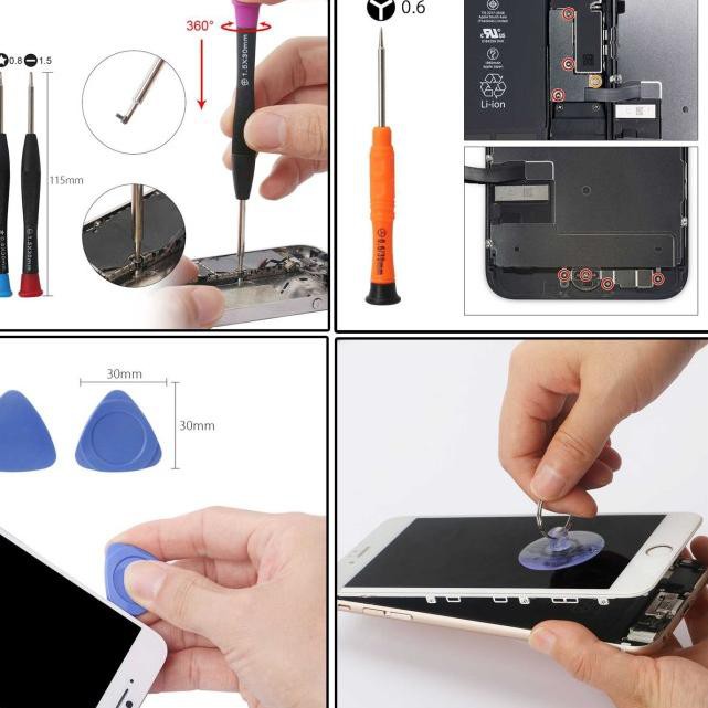 ➺ Peralatan Obeng Reparasi Bongkar Pasang HP / Service Hp / Pembuka LCD ☆  J8M | Shopee Indonesia