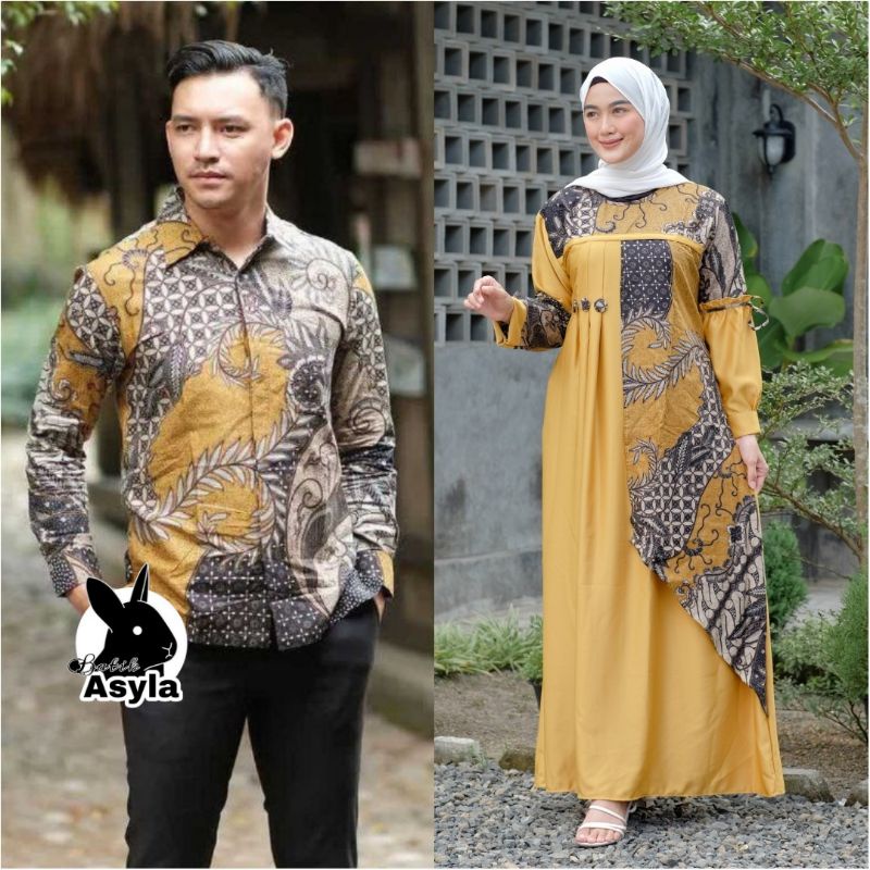 Model baju batik kombinasi kain polos untuk wanita terbaru. Jual Gamis Batik Kombinasi Polos Wanita Harga Terbaik Juli 2022 Shopee Indonesia