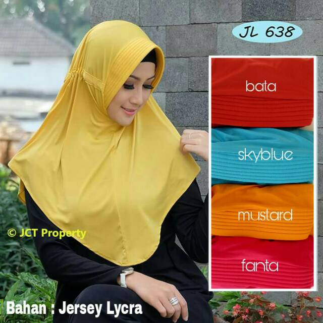TERMURAH! SERUT LYCRA - Jilbab Instan Serut Polos Ped Antem Bahan Jersey  Lycra | Shopee Indonesia