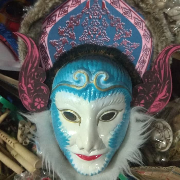TOPENG KERA PUTIH HANOMAN - MAINAN ANAK BENTUK MONYET - SOUVENIR MURAH |  Shopee Indonesia