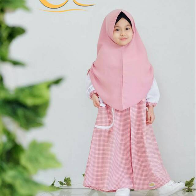 Gamis Anak 1 7 Tahun Gamis Delisha Kids Oido Kids Gamis Anak