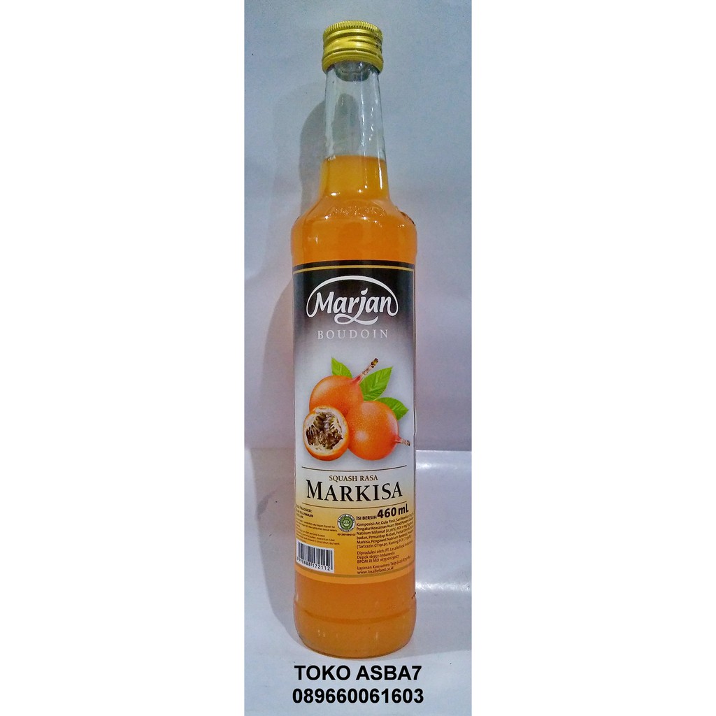 Marjan Sirup Rasa Markisa 460 Ml | Shopee Indonesia