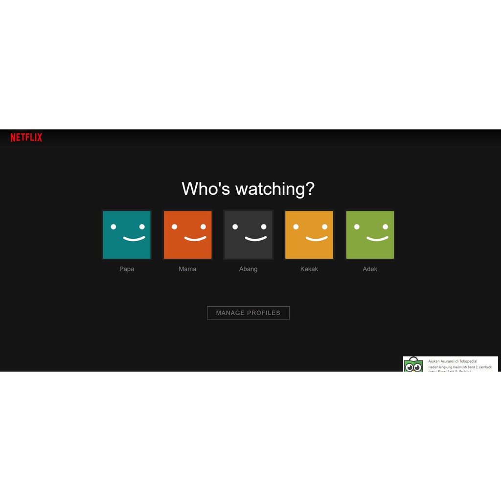 Baca juga update biaya instalasi dan tarif internet biznet. Trusted Netflix Paket 1 Tahun Premium 100 Aman Dan Legal Shopee Indonesia