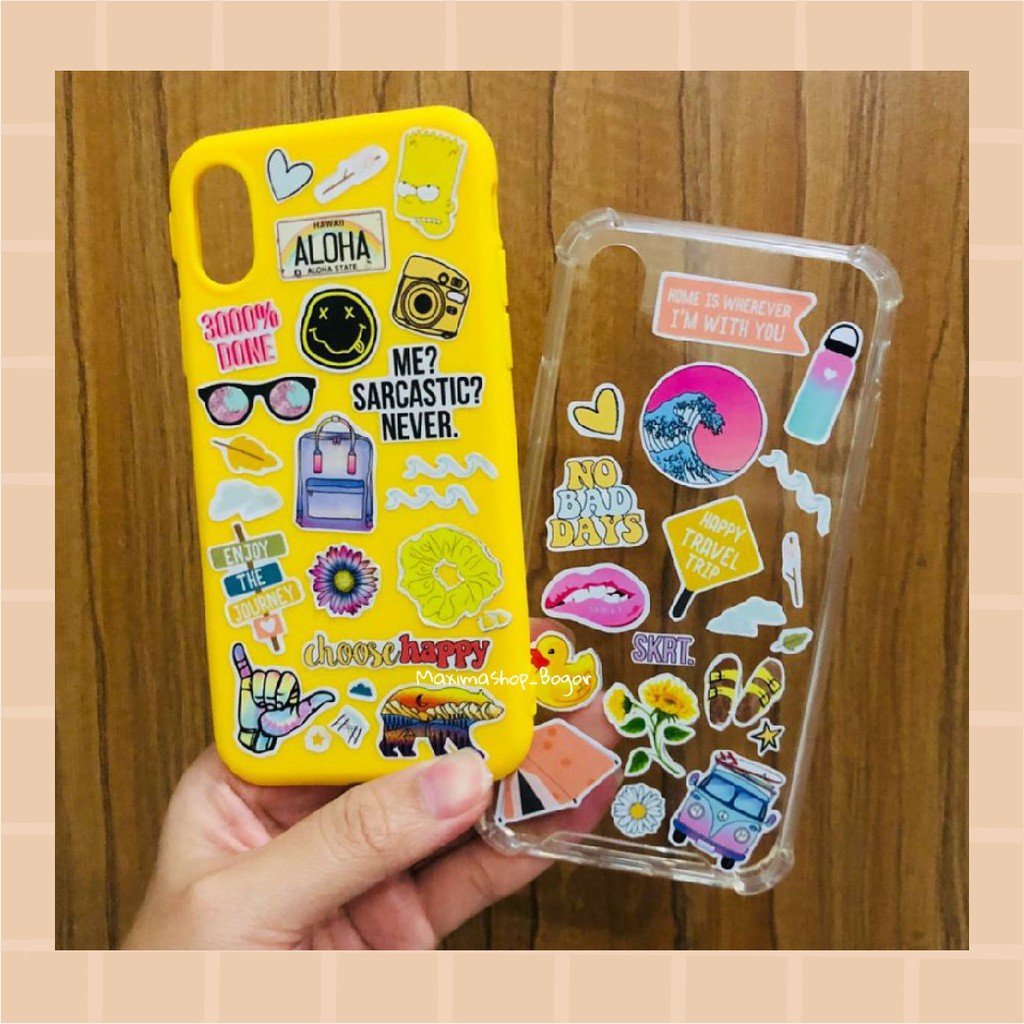 Stiker Aesthetic Case HP dan Laptop ukuran A6 | Shopee Indonesia
