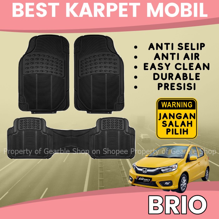 Pengait karpet atau klip karpet ini dipasang di lantai mobil atau di karpet dasar kabin depan, di bawah bangku. Karpet Mobil Brio Alas Lantai Mobil Brio Karpet Brio Karpet Dasar Mobil Universal Anti Air Shopee Indonesia