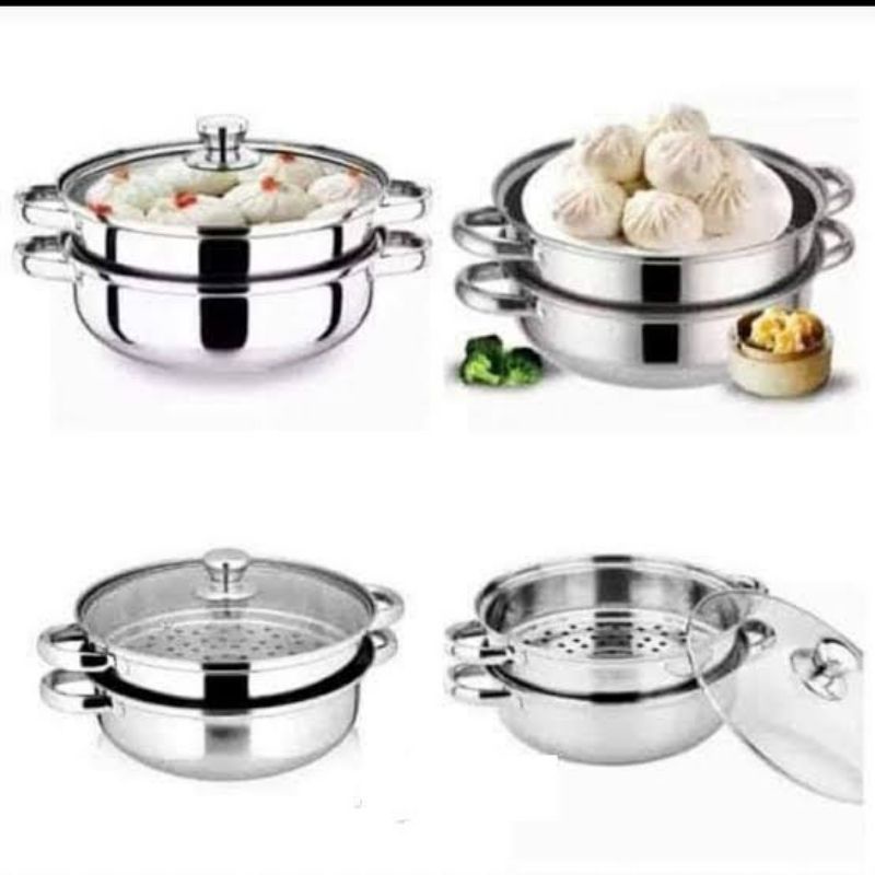 Panci Kukus 2 Susun/ Panci Siomay/ Panci Dimsum/ Dandang Kecil | Shopee  Indonesia