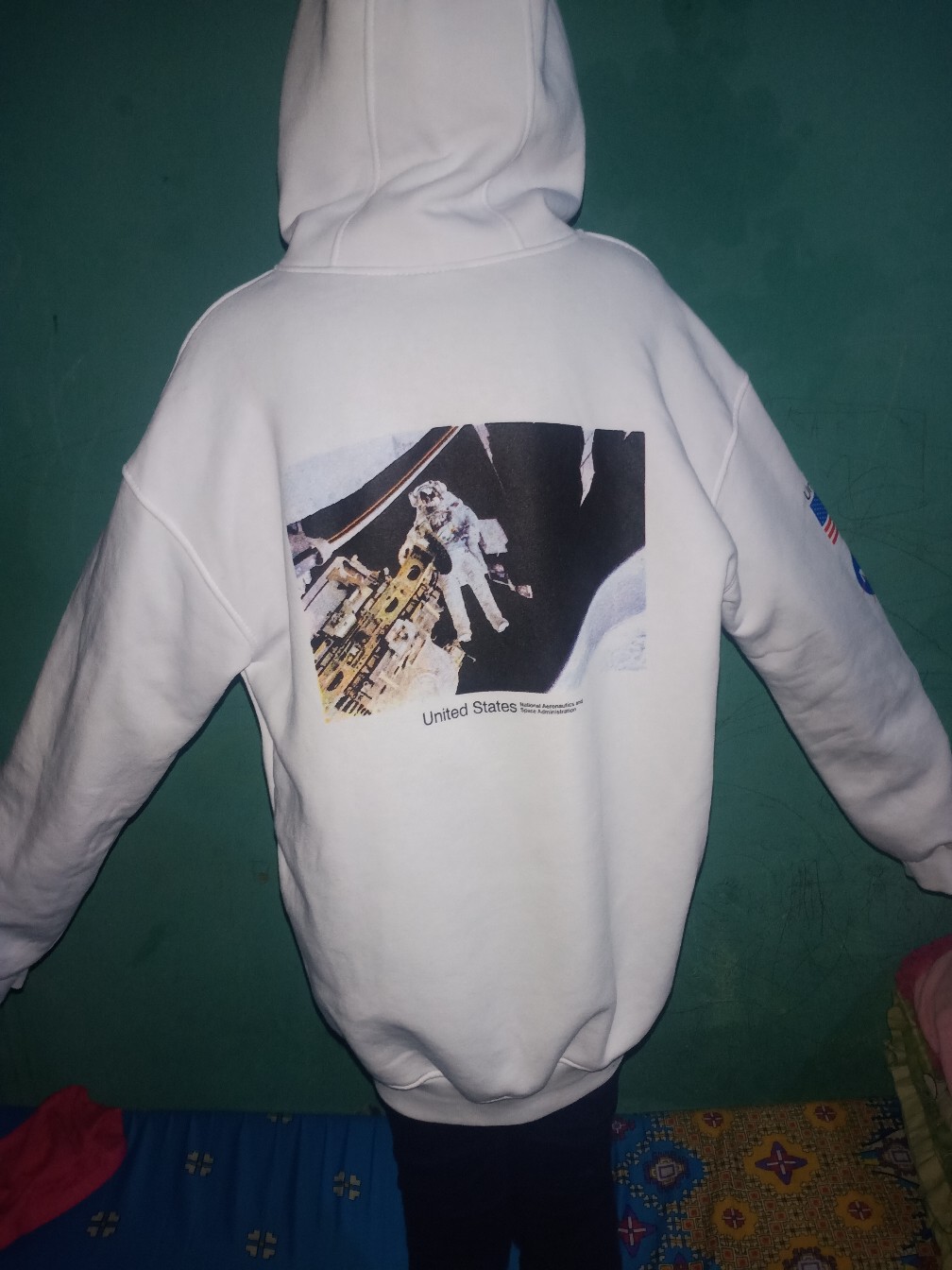 Jaket Sweater Hoodie NASA H&amp;M Premium Murah | Shopee Indonesia