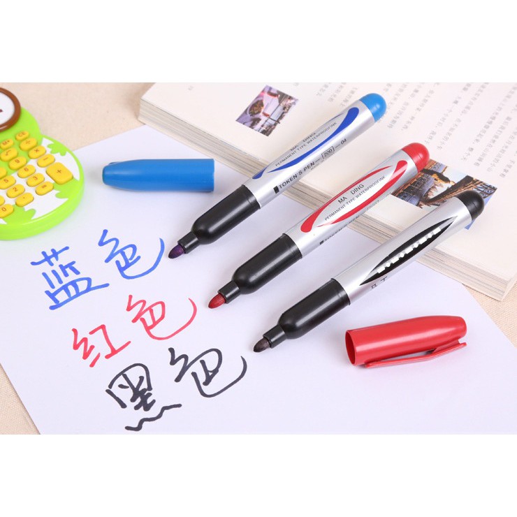 Alvr Spidol / Spidol Permanen / Permanent Marker / Spidol Merah / Spidol Biru / Spidol Hitam Impor | Shopee Indonesia 740_X_740_jpg