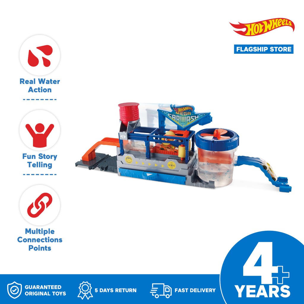 hot wheels mega car wash - mobil mainan anak shopee indonesia on victory car wash prices