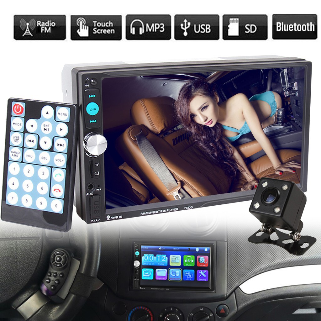 Terbaik Untuk Head Unit 2 Din Mp5 Player Dengan Layar 7 Touch Screen Bluetooth Radio Fm