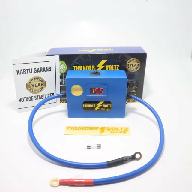 Stabilizer Aki Accu Volt Meter Thunder Voltz