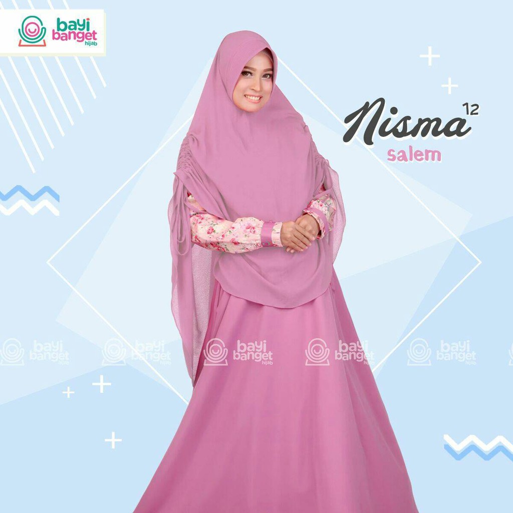 Gamis Nisma Salem Gamis Hijab Syar I Couple Ibu Anak Merk Bayi