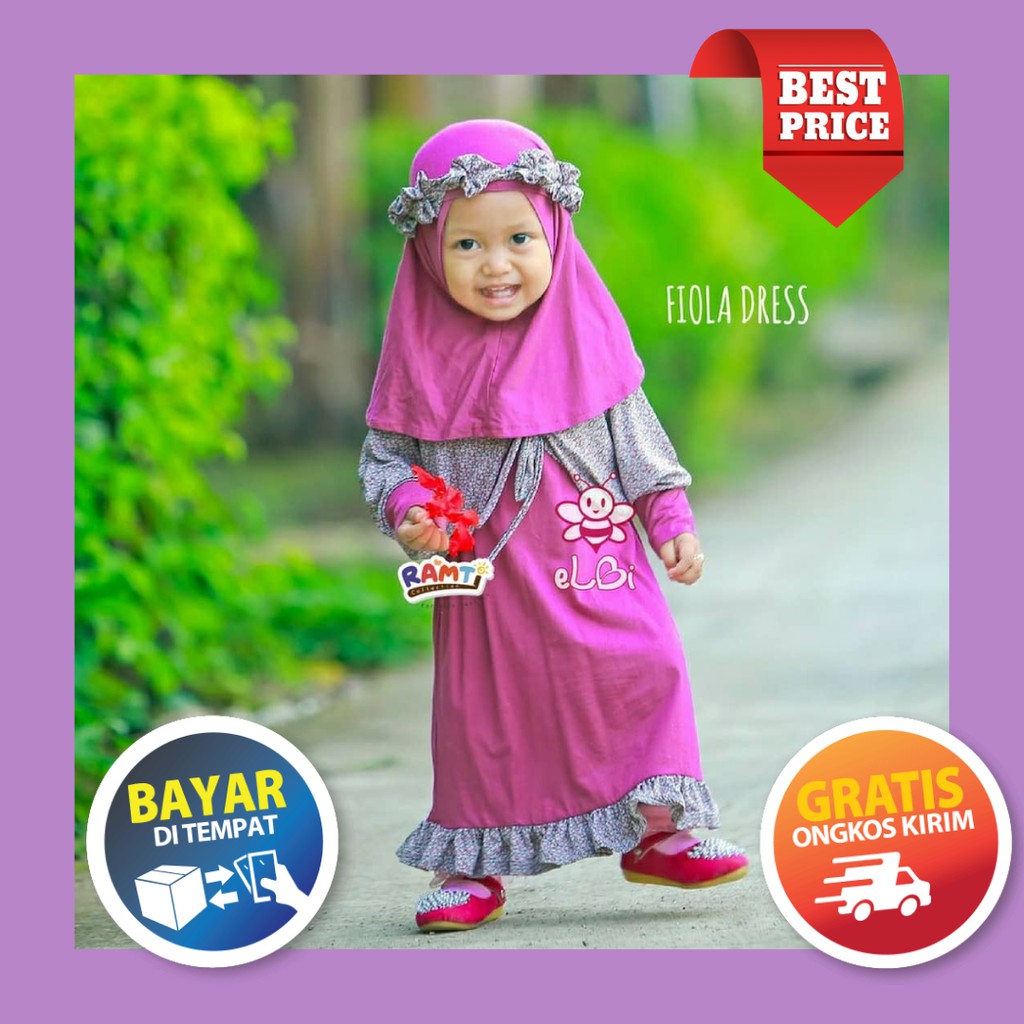 Koleksi Baju Gamis Muslim Anak Trendy I Toko Baju Anak Muslim