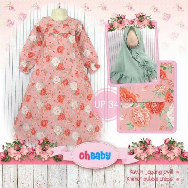 Gamis Anak Oh Baby Shopee Indonesia