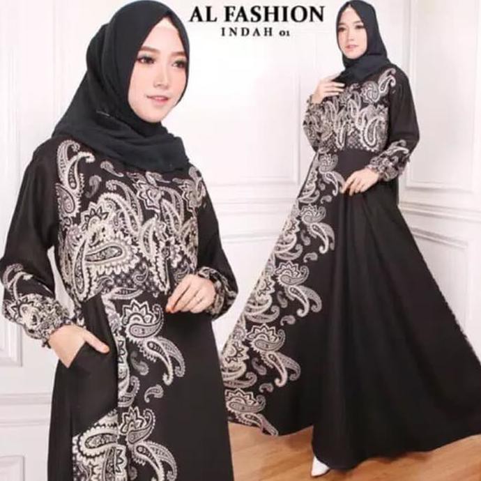 Gamis Batik Baju Gamis Pesta Wanita Terbaru Gamis Syari Gamis